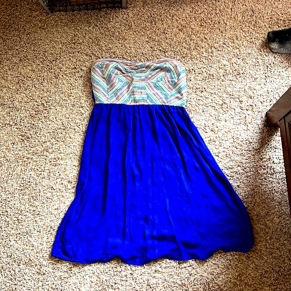 Strapless dress from boutique.